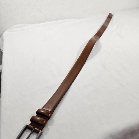 Joseph Abboud Brown Leather Belt Mens Size 36 Handcrafted In Italy 13003-262 - Picture 6 of 6